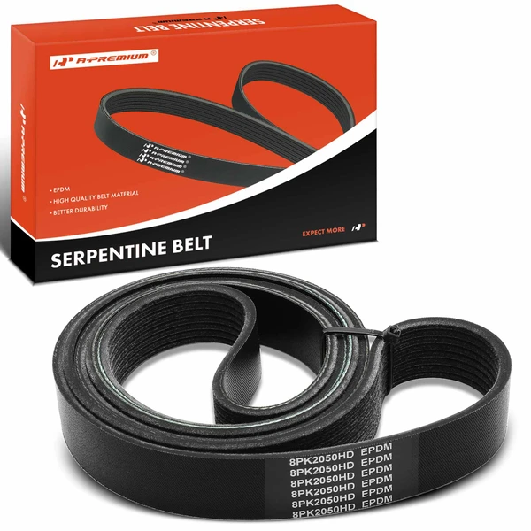 80.58 inch Heavy Duty Serpentine Belt for 1999-2001 Ford E-350 Super Duty