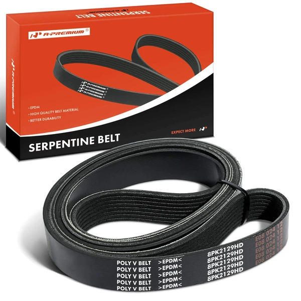 83.84 inch Heavy Duty Serpentine Belt for Ford F-600 F-700 F-750 F-800 Freightliner