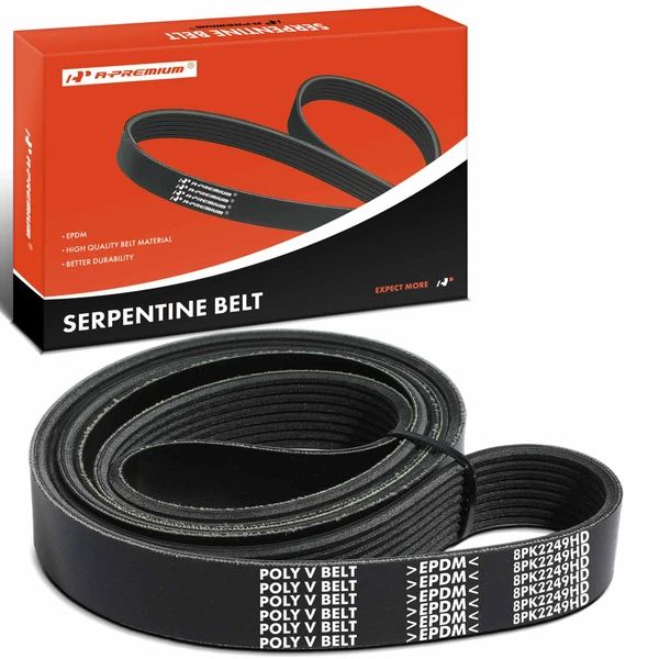 88.54 inch Heavy Duty Serpentine Belt for 2011-2012 Peterbilt 382