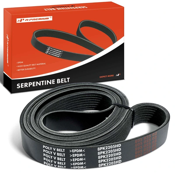 86.81 inch Heavy Duty Serpentine Belt for 2009-2010 Kenworth T370