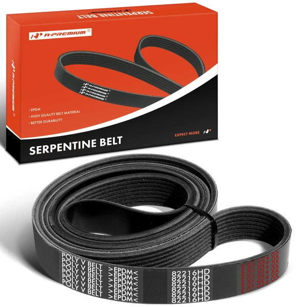 87.23 inch Heavy Duty Serpentine Belt for International Harvester 4400 Freightliner