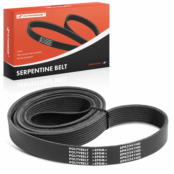 92.16 inch Heavy Duty Serpentine Belt for 2001-2003 2006 Peterbilt 387