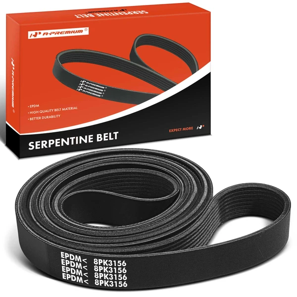 124.31 inch Serpentine Belt 8-Rib for Ram 2500 3500 4500 5500 2013-2018