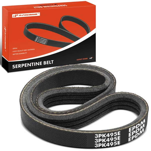 19.5 inch Water Pump Serpentine Belt for 2006-2009 Mercury Milan