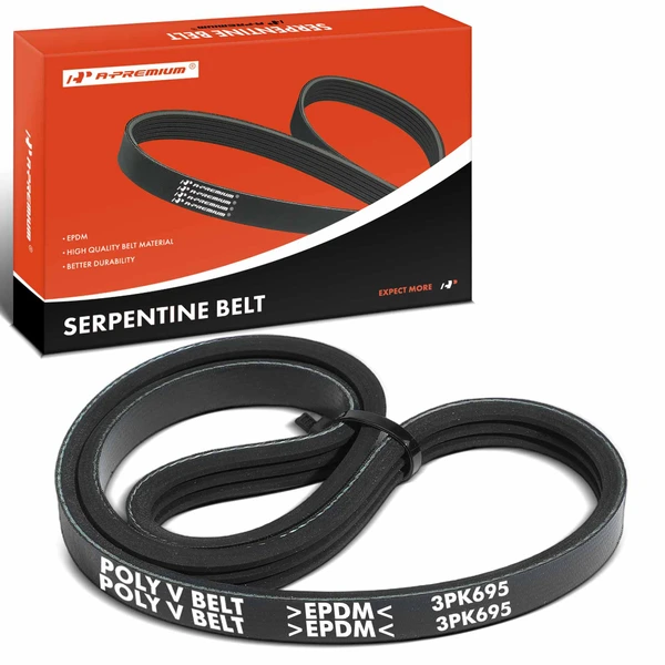 27.36 inch Serpentine Belt for 2016-2020 Lexus RX450h