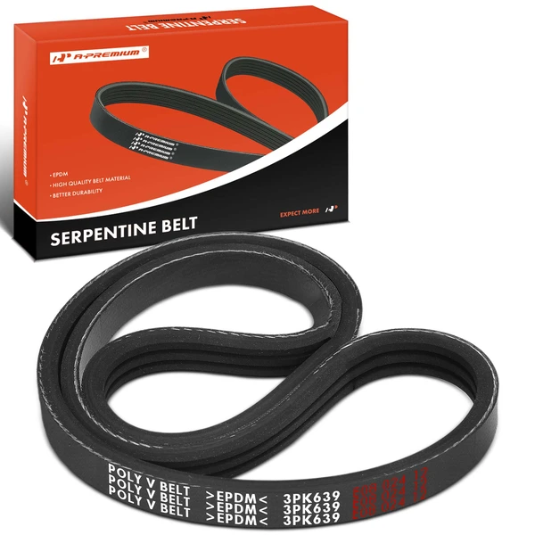 25.17 inch Serpentine Belt for Toyota Corolla 1984-1997 Celica Mazda Tribute 2001