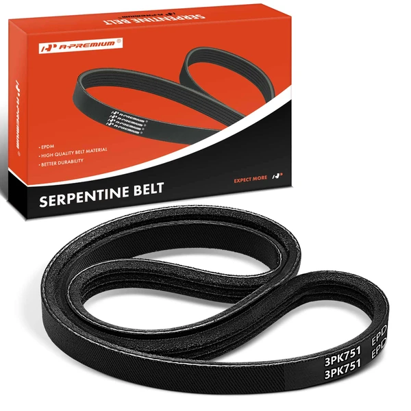 29.55 inch Power Steering Serpentine Belt for 1992-2001 Toyota Camry