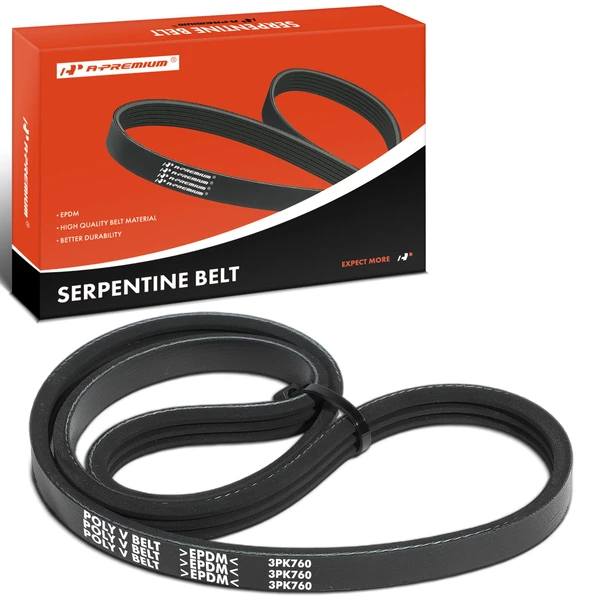 29.94 inch Power Steering Serpentine Belt for Toyota Camry 83-91 RAV4 99-00 Celica