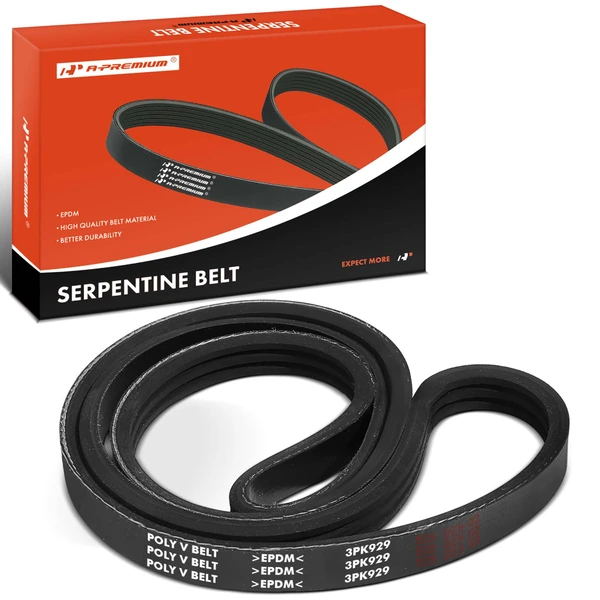 36.56 inch Power Steering Serpentine Belt for 1990-1996 Nissan 300ZX