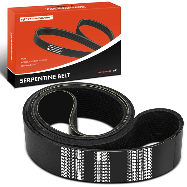 66.19 inch Fan Heavy Duty Serpentine Belt for Ford LLA9000 LTA9000 Sterling Truck