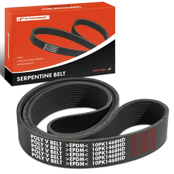 57.81 inch Heavy Duty Serpentine Belt for 2010-2017 Mack TD700