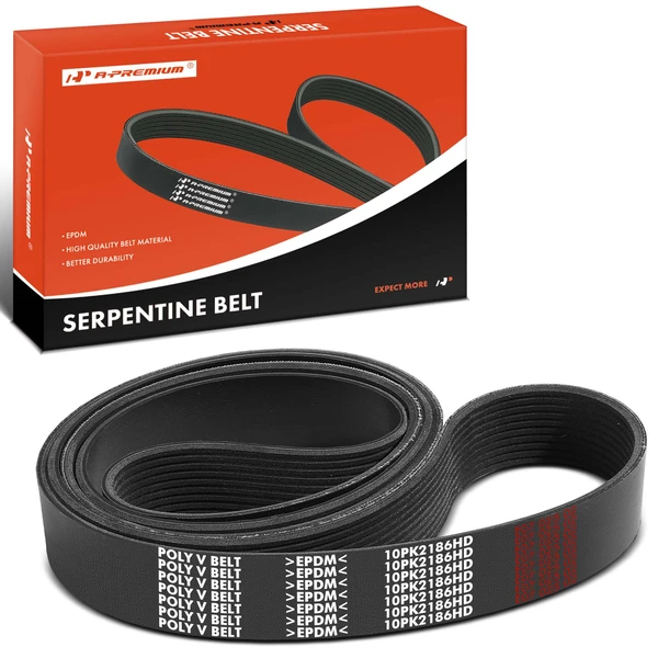 86.08 inch Heavy Duty Serpentine Belt for International 4300 08-10 IC Corporation