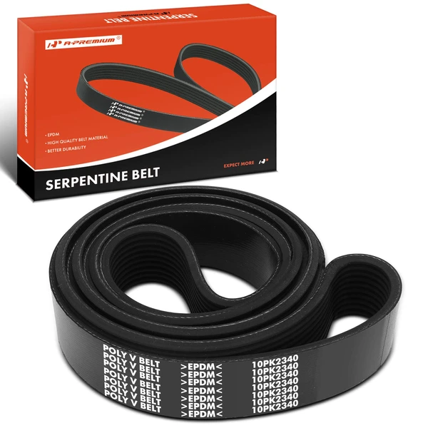 92.12 inch Fan Mfrlabel Serpentine Belt for Peterbilt 388 2011-2014 L6 11.9L 6 Ribs