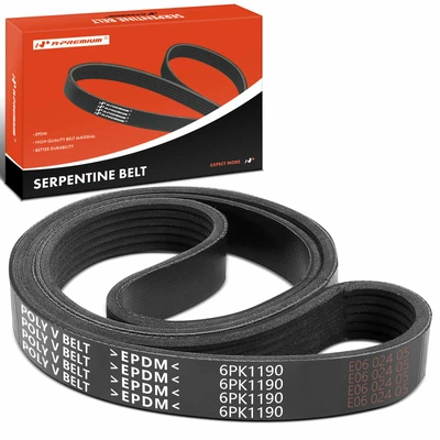 46.85 Inch Alternator & Air Conditioning Serpentine Belt