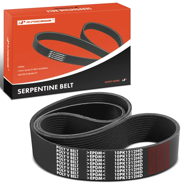 47.72 inch Fan Heavy Duty Serpentine Belt for 2015-2021 Peterbilt 579