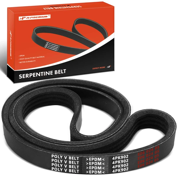 35.56 Inch Serpentine Belt for 1993-1995 Hyundai Scoupe