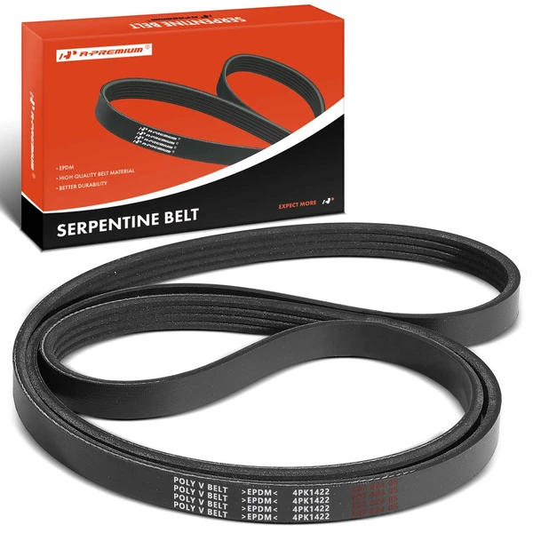 55.95 Inch Serpentine Belt for 1987-1988 Nissan 200SX