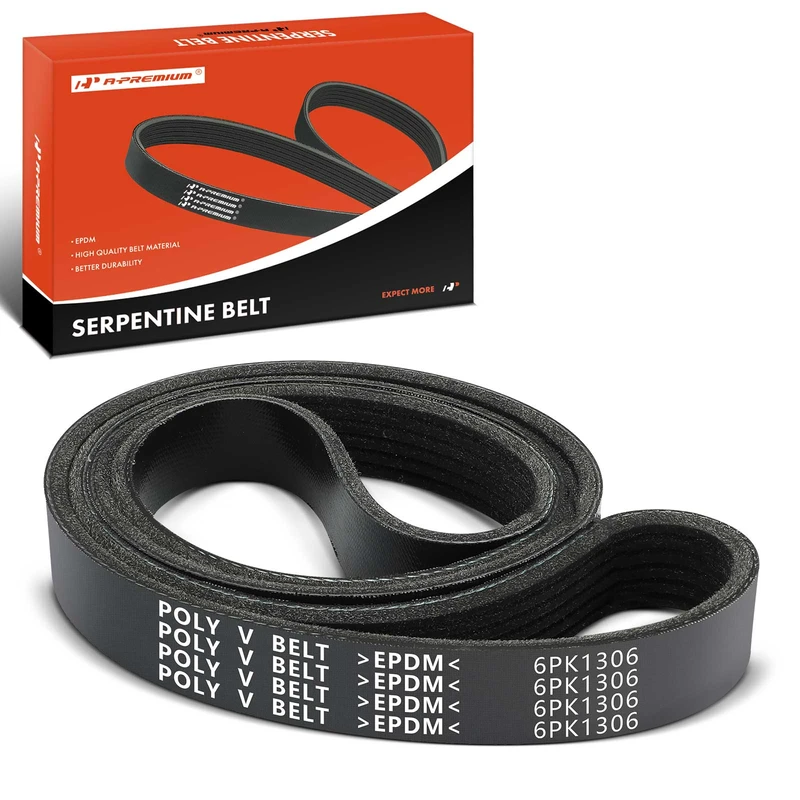 51.41 Inch Serpentine Belt for Mazda 3 2004-2013 3 Sport 2009-2013 L4 2.0L GAS