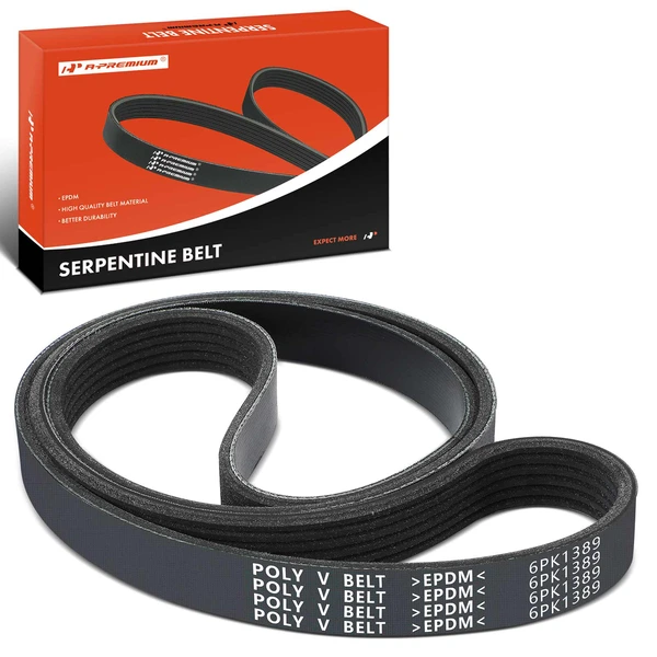 54.71 Inch Serpentine Belt for 1992-1993 Ford Escort