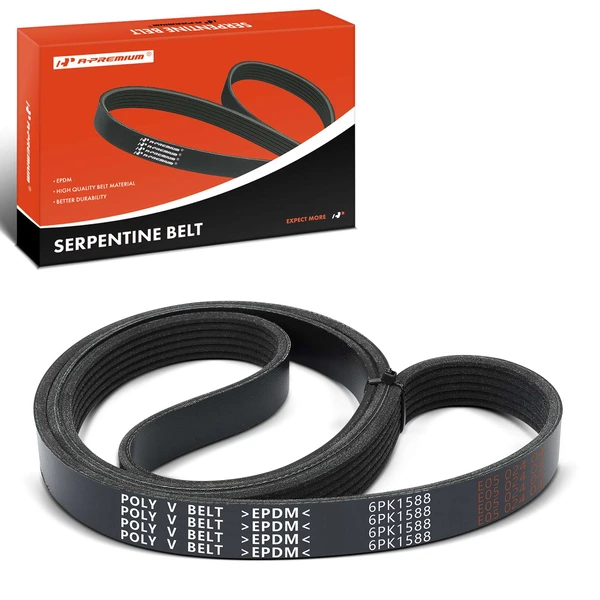 62.56 Inch Serpentine Belt for 2002-2004 2010-2012 Audi A4