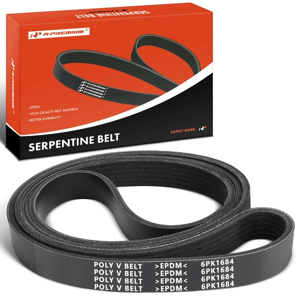 66.33 Inch Serpentine Belt for 2011-2015 Dodge Durango