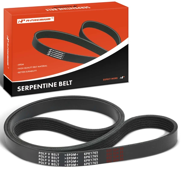 69.38 Inch Water Pump Serpentine Belt for 2008-2010 Dodge Avenger