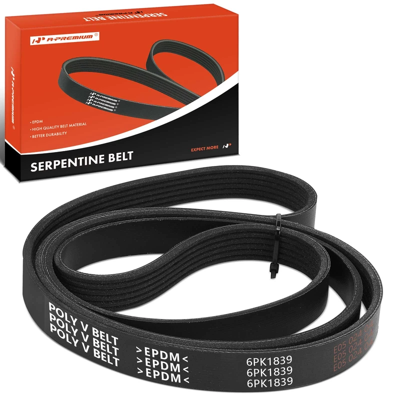 72.4 Inch Serpentine Belt for 2023 Cadillac XT6 3.6L V6