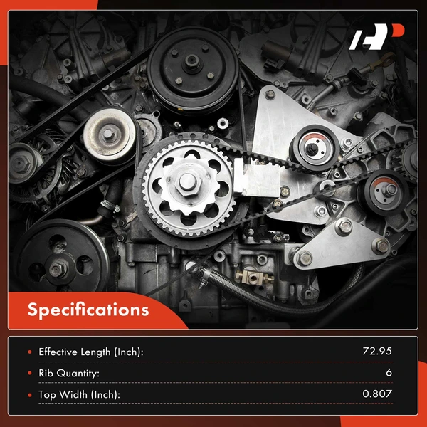 A-Premium APSBT136 Serpentine Belt