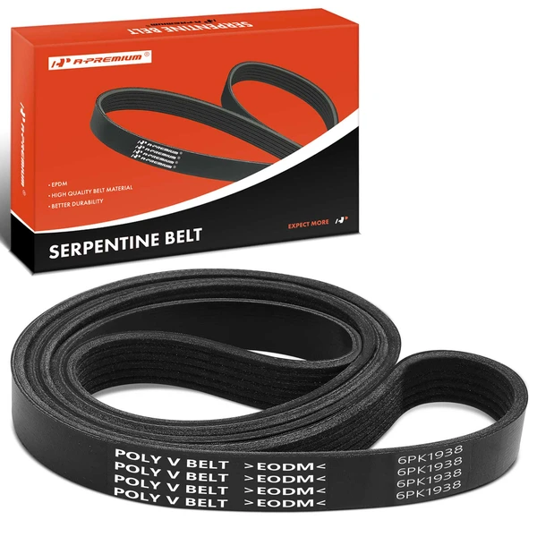 76.25 Inch Serpentine Belt for 2011-2013 Chevrolet Caprice