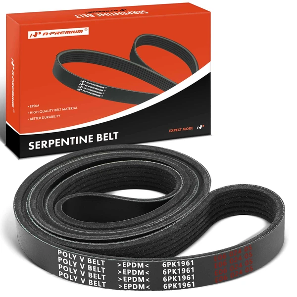 77.25 Inch Air Conditioning Serpentine Belt for 1982 Ford Granada