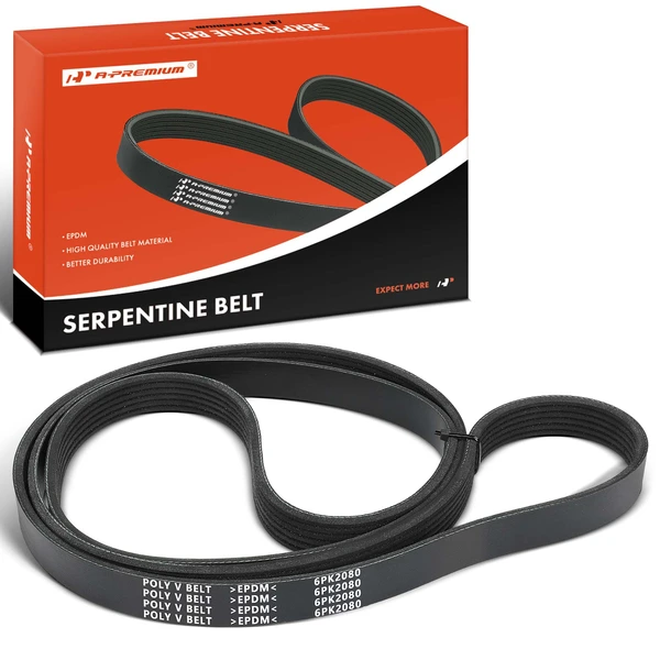 81.96 Inch Serpentine Belt for 2001-2002 Mercury Cougar