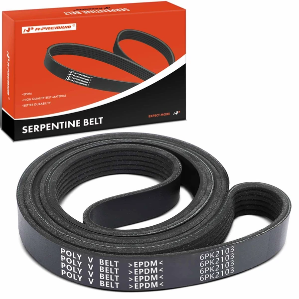 82.86 Inch Serpentine Belt for 2001-2010 Mazda B2300