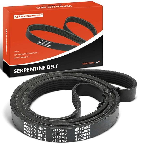 81.96 Inch Serpentine Belt for 1983 Jeep CJ5