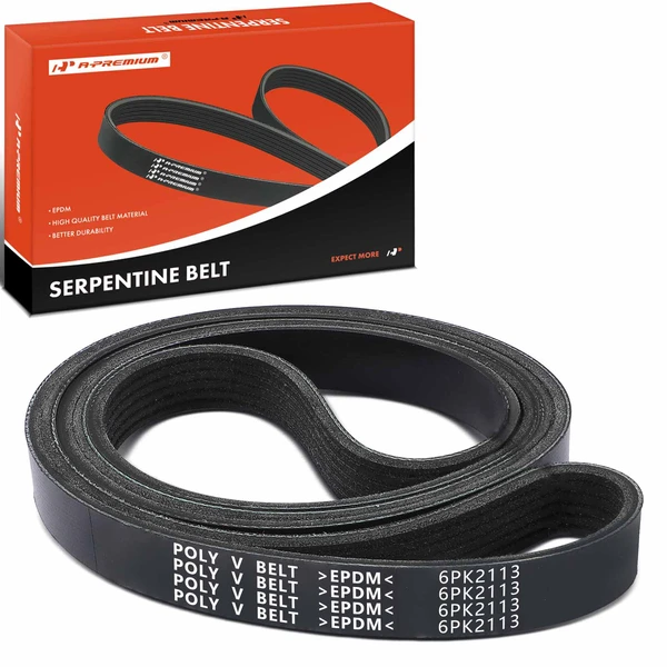 83.19 Inch Serpentine Belt for 1998 Mercury Mystique