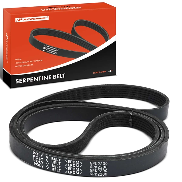 87.28 Inch Serpentine Belt for 2011-2013 Ford Transit Connect