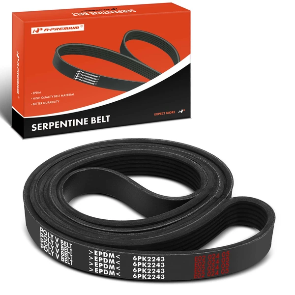 88.43 inch Serpentine Belt for Ford F-650 F-750 Hyundai Genesis Coupe Mazda 6