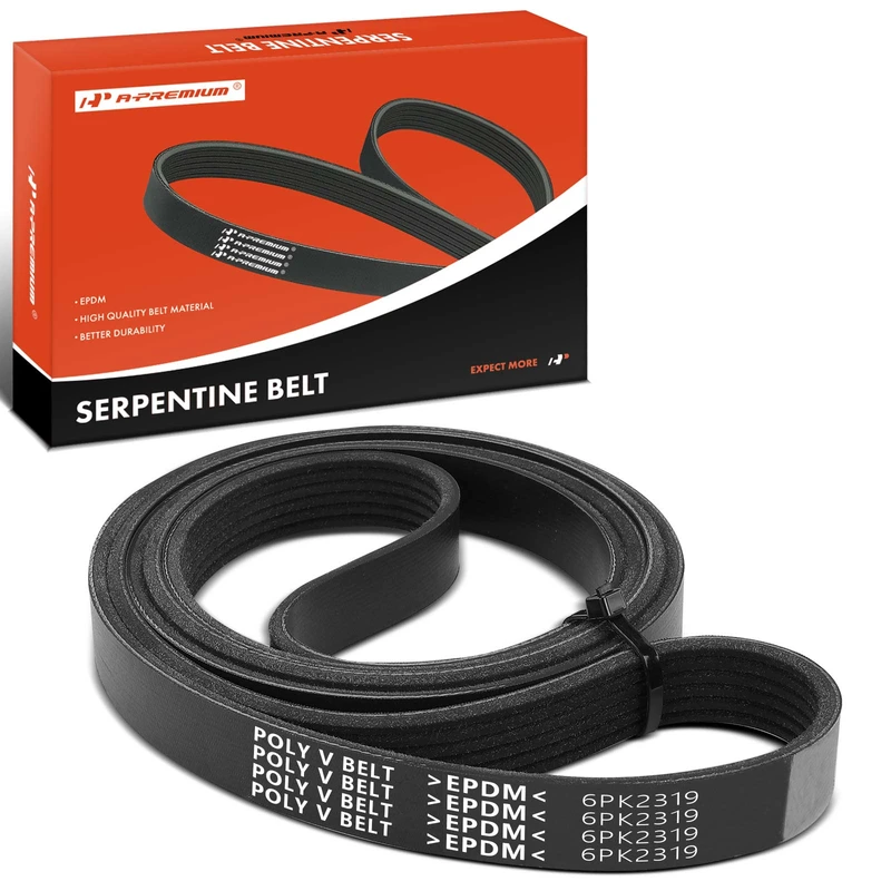 91.34 Inch Serpentine Belt for Chevrolet Trailblazer GMC Saab Isuzu L6 4.2L GAS