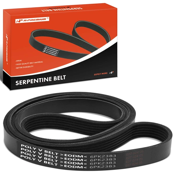 93.9 Inch Serpentine Belt for 1989-1991 Ford E-250 Econoline
