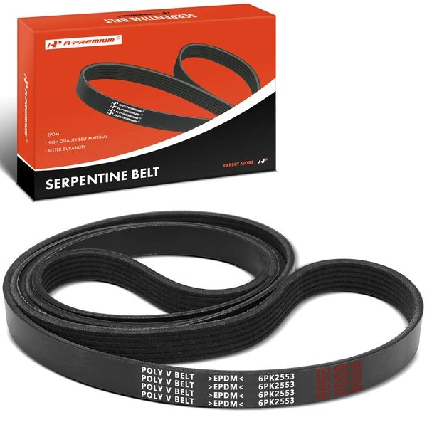 100.54 Inch Serpentine Belt for 1995 Mercury Sable