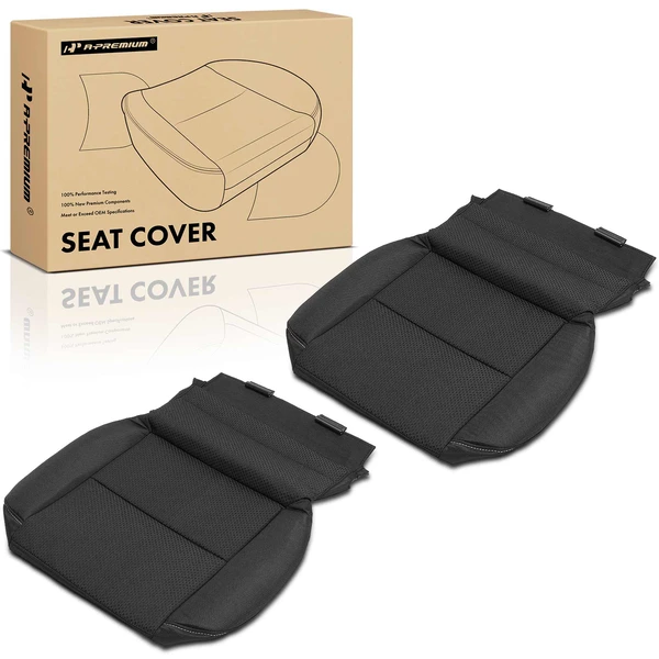 2 Pcs Front Seat Cushion Cover for 2014-2020 Chevrolet Silverado 2500 HD