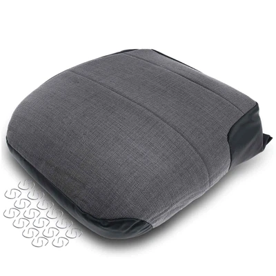 Dark Gray Front Driver Seat Bottom Cover