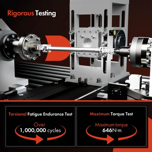2 Pcs Upper & Lower Intermediate Steering Shaft for Chevrolet Express 2500 03-06