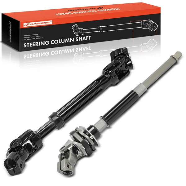 2 Pcs Lower & Upper Steering Shaft for Ford F-150 09-10 Expedition 07-14 Lincoln