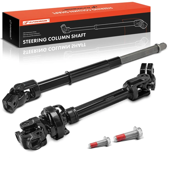 2 Pcs Upper & Lower Steering Shaft for Ford Expedition Lincoln Navigator 03-06