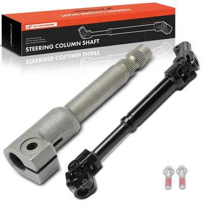 2 Pcs Upper & Lower Intermediate Steering Shaft