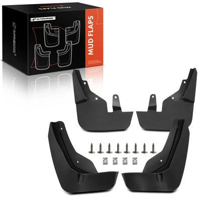 4 Pcs Front & Rear Mud Flaps Splash Guards Fender
