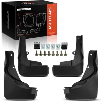 4 Pcs Front & Rear Mud Flaps Splash Guards Fender