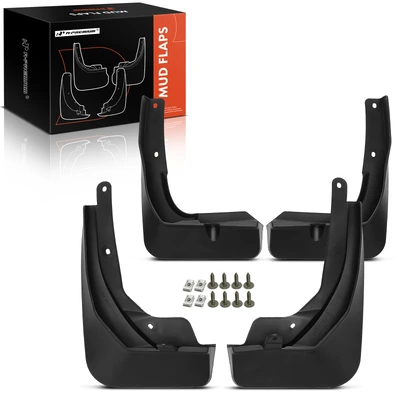 4 Pcs Front & Rear Mud Flaps Splash Guards Fender