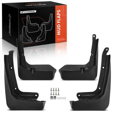 4 Pcs Front & Rear Mud Flaps Splash Guards Fender