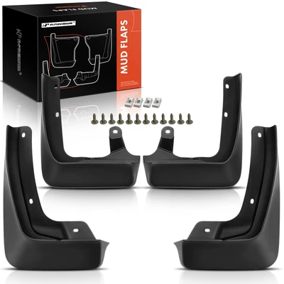 4 Pcs Front & Rear Splash Guards Mud Flaps